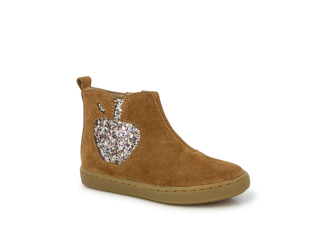 Shoopom boots play apple camel