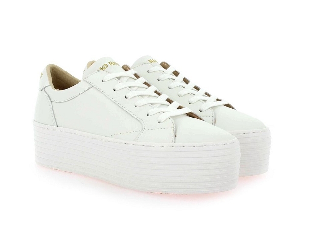 No name lacet spice sneaker blancB577001_3