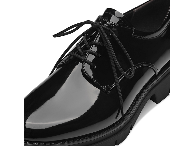 Tamaris chaussures a lacets 23302 41 black patentB705701_3